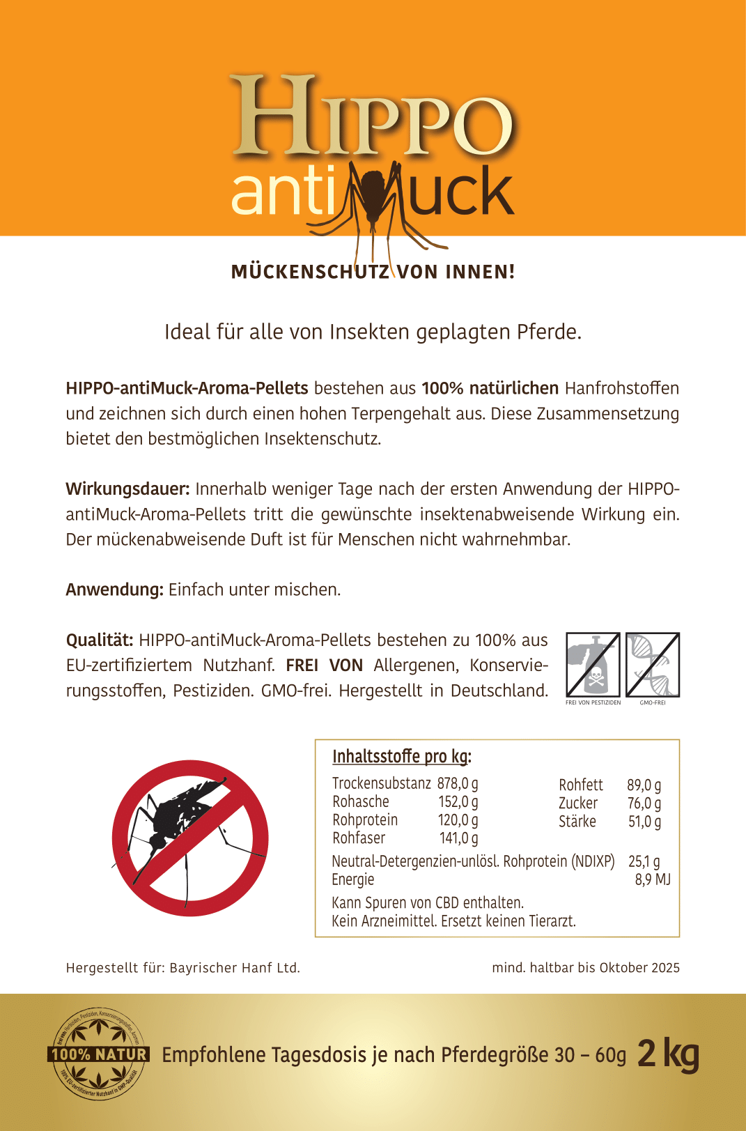 Hippo antiMuck Aroma-Pellets - HippoCBD