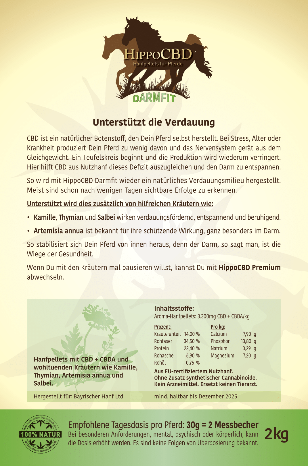 Hippocbd Darmfit - HippoCBD