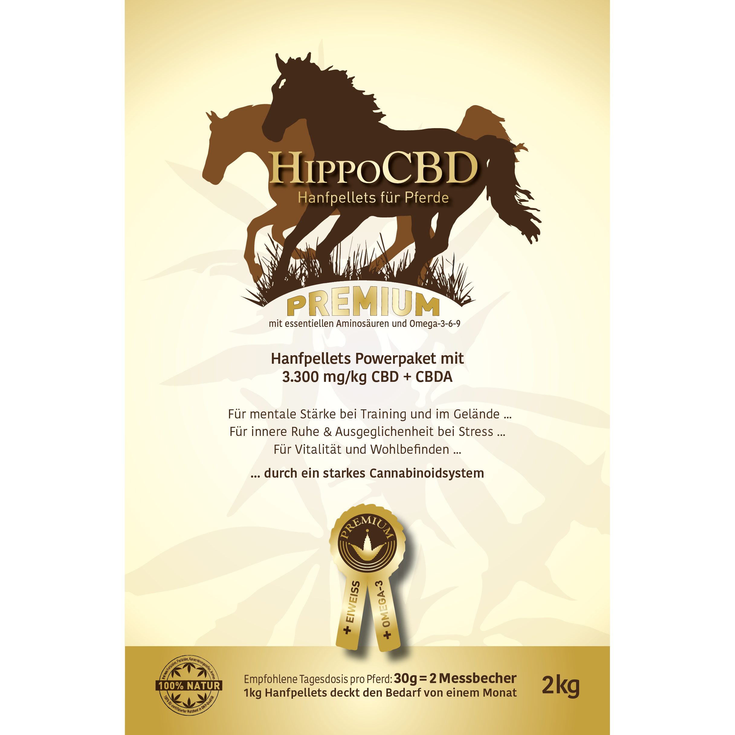 Musterpaket - HippoCBD Premium 500 g - HippoCBD