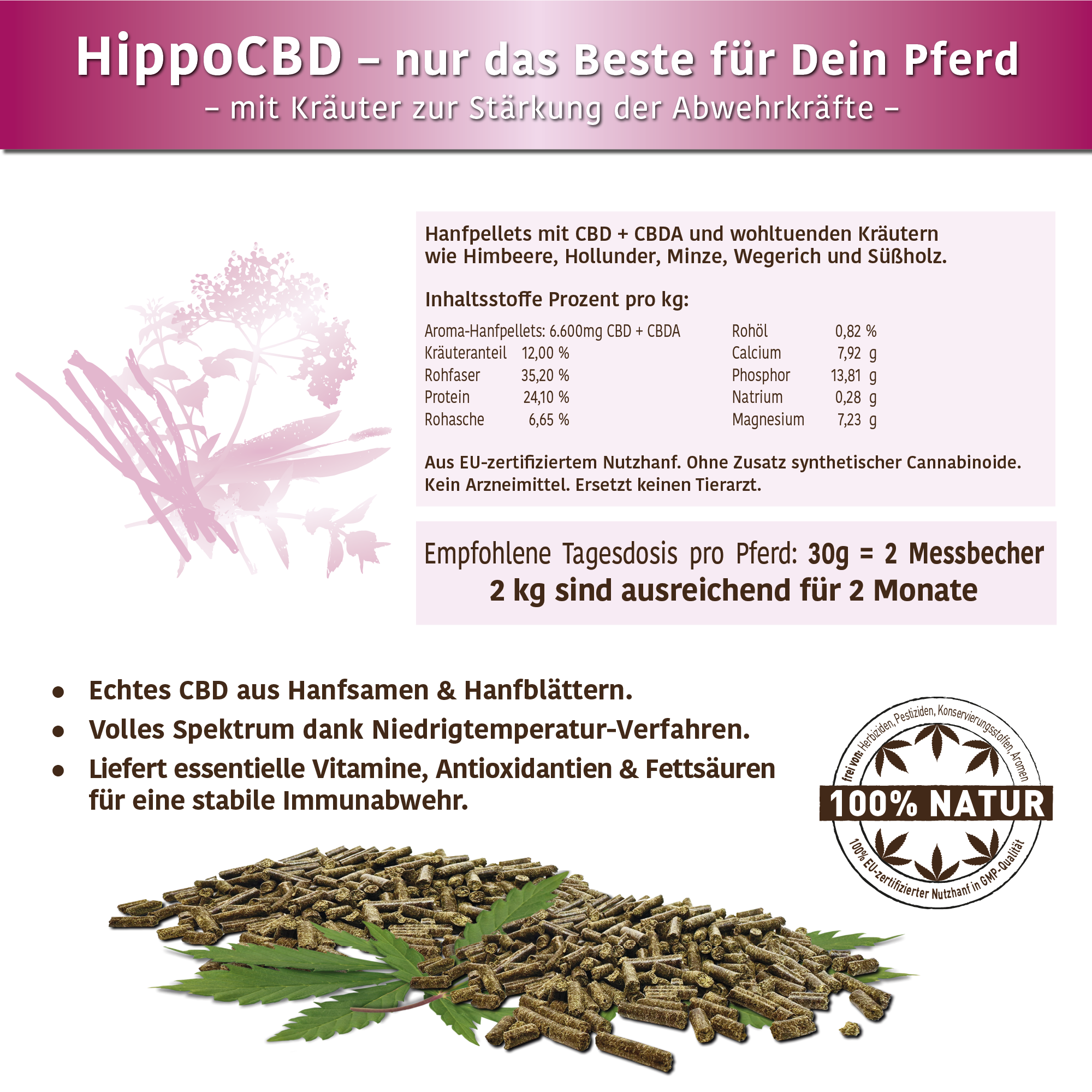 HippoCBD® Erkältungsfrei – Zum Schutz vor Husten und Erkältung